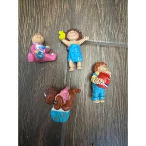 Vintage 1980s Cabbage Patch Kids Mini Figurines Lot‎ of Four Collectible Retro